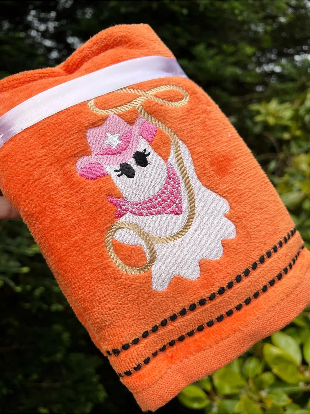 Halloween Cowboy Ghost  Hand Towel Set pk